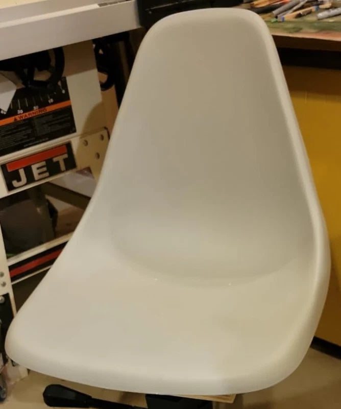 Passenger Boat Seat 18in for Gray Non-Foldable Molded Plastic (98390GY)