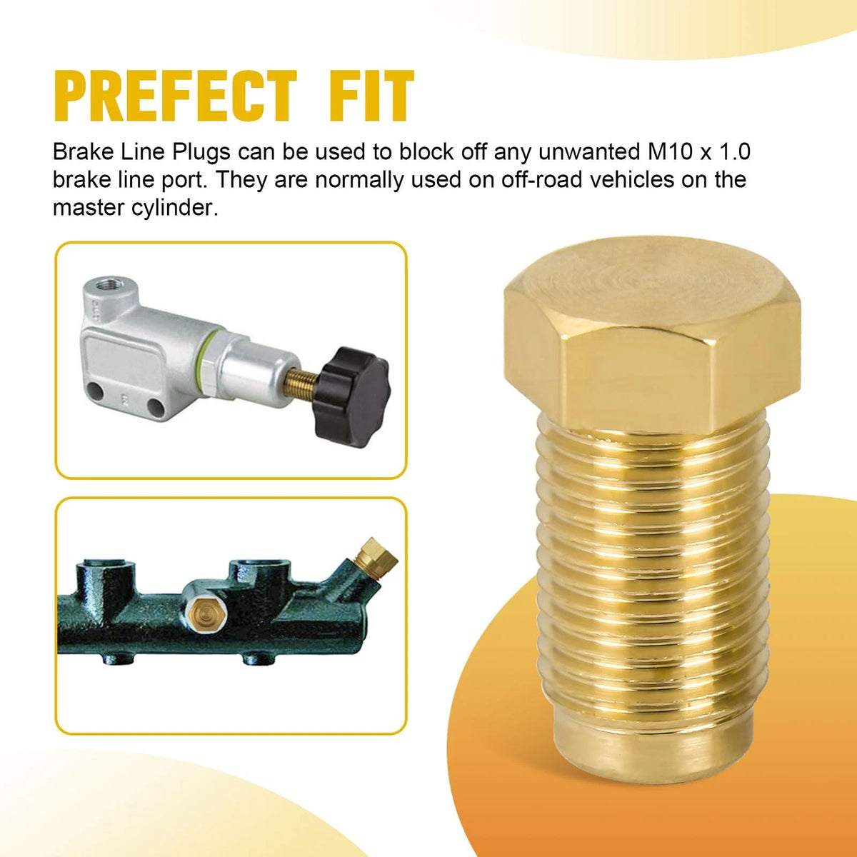 10MM Brake Line Plugs for Dune Buggy (Compatible)