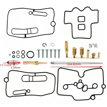 Carburetor Repair Kit for Keihin FCR 28 32 33 35 37 39 41MM (Complete Set)