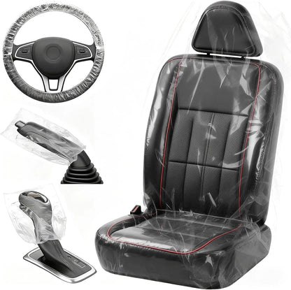 Set of 330 Disposable Car Seat Covers for Vehicle Protection