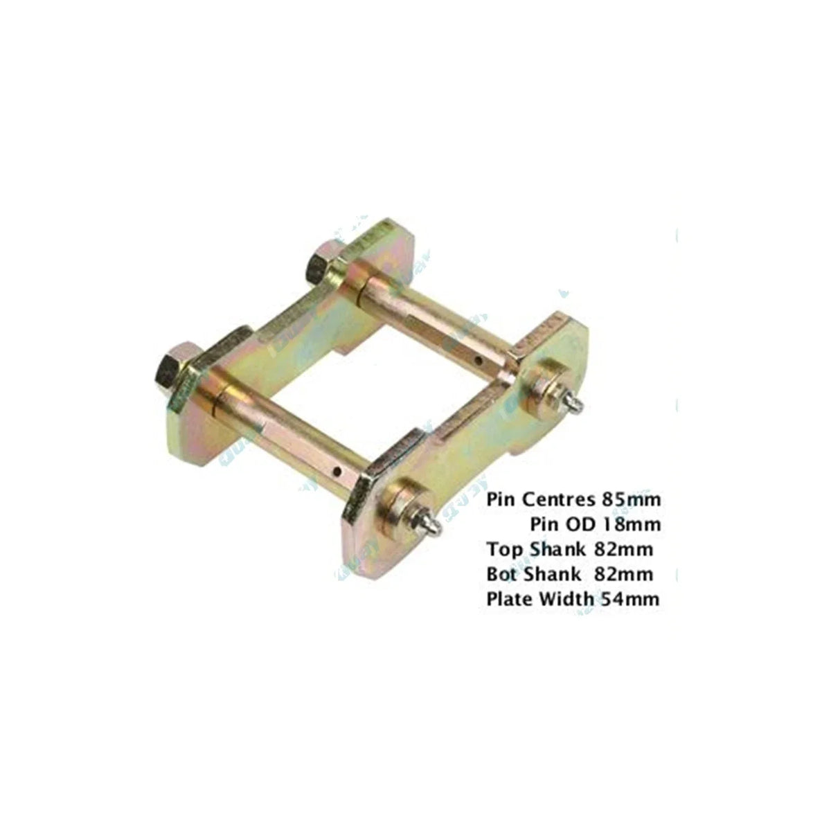 2 Front or Rear Leaf Spring Shackles for Nissan Patrol GQ 1988-1999 4X4 Utility