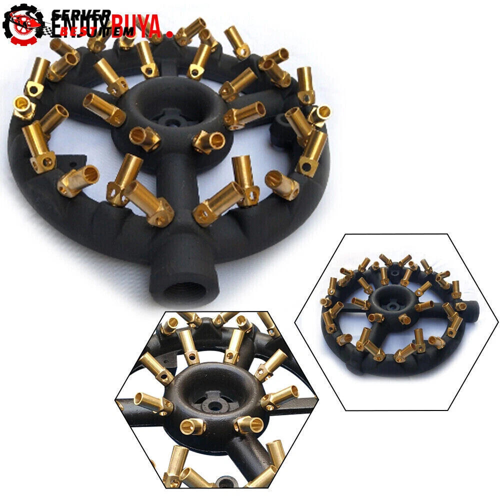 Jet Burner for Commercial Wok (Natural Gas, Cast Iron & Brass)