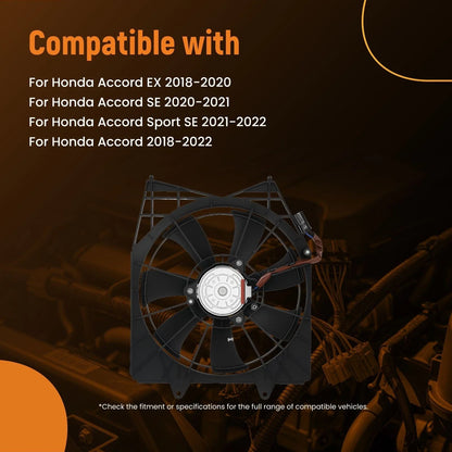 Cooling Fan for Honda Accord Sport SE (2021–2022) 386156A0A01