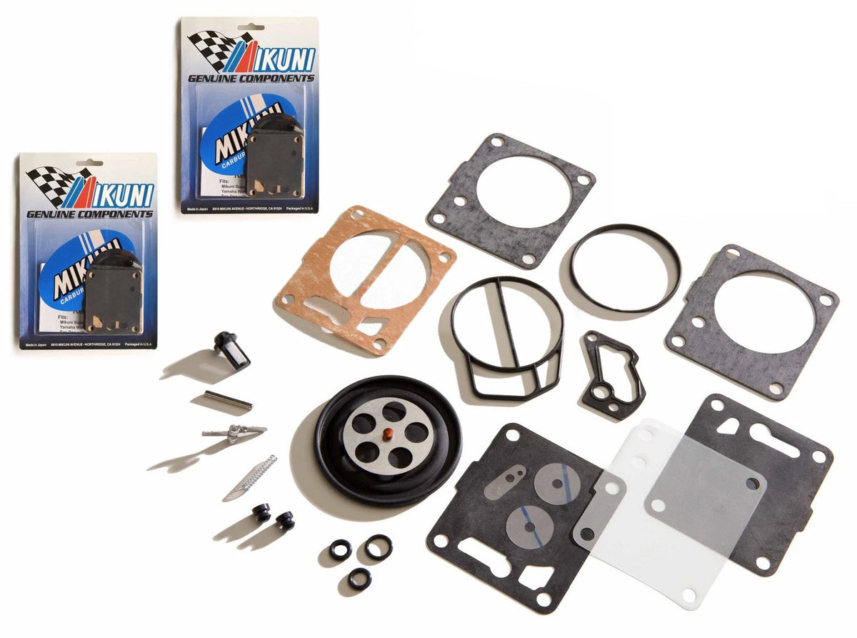 Dual Carburetor Rebuild Kit for Sea Doo SPX GTX XP 650 657 657X (112-14-442)