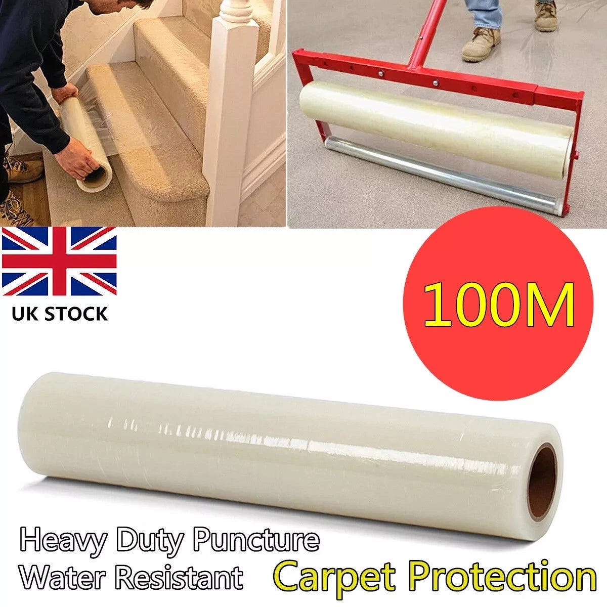 Carpet Protection Film 600mm x 100m for (CA500, CA650)