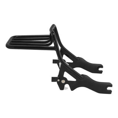 2X Black Two-Up Luggage Rack for Harley Sport Glide Low Rider (2018–2025)