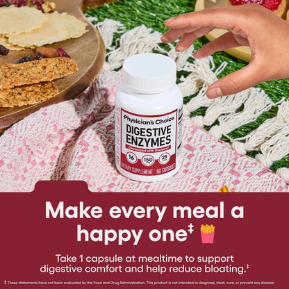 Digestive Enzymes for Bloating - 90 Count (Pack of 1)