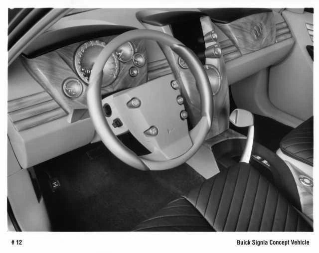 Interior Press Photo for Buick Signia Concept Vehicle (1998)