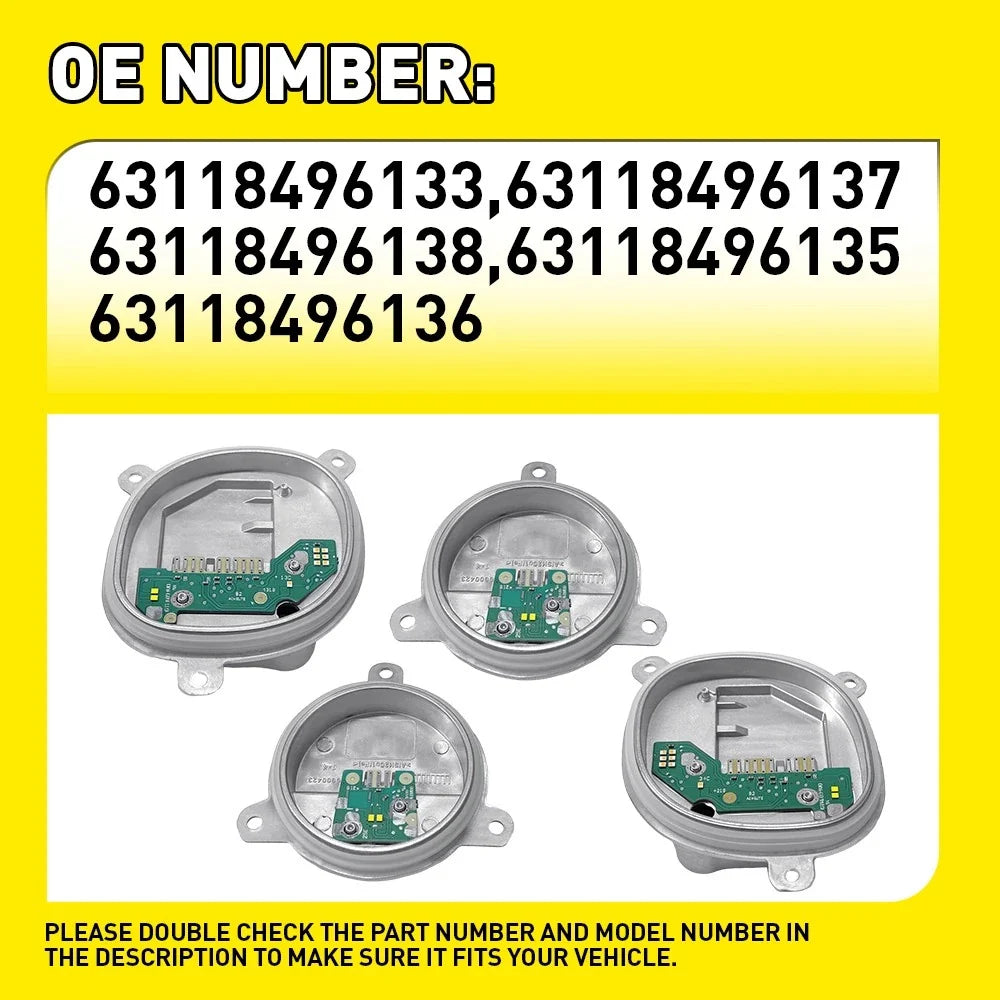 Set of 4 Yellow Angel Eye DRL LED Modules for BMW G20 330i M340i (2019–2022)