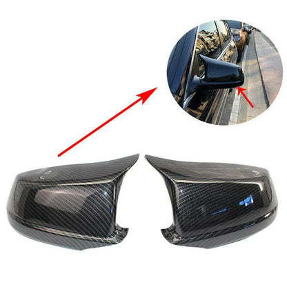 Carbon Fiber Mirror Cover Caps for BMW 5 Series (2010-2013)