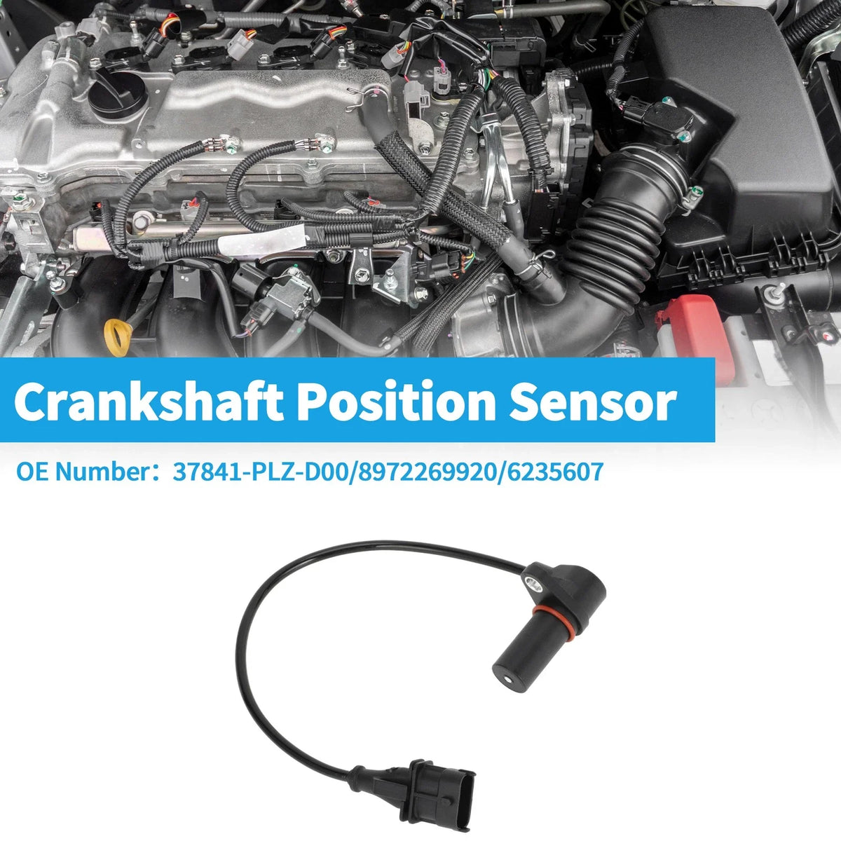 Crankshaft Position Sensor for Honda Civic 1.7CTDi (2002–2005) No. 37841-PLZ-D00