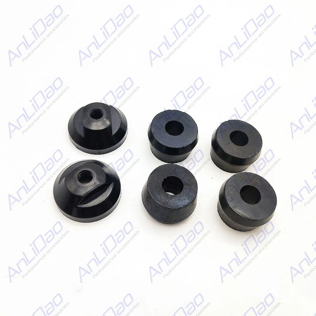 Set of 4 Bushings 23-99291T & 2 End Caps 19-14842 for Mercruiser R/MR/ALPHA