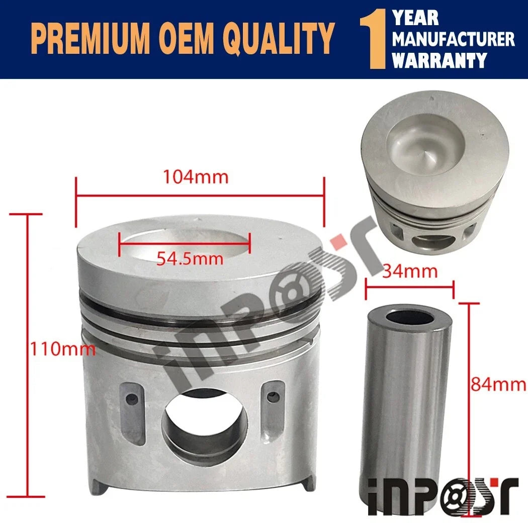 4D32 Overhaul Rebuild Kit for Mitsubishi Fuso Canter (4D32, 4D32T)