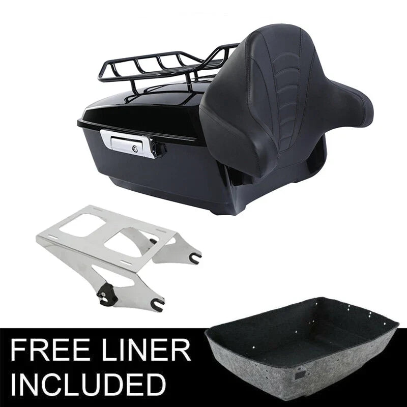 King Trunk Mount Backrest for Harley Touring Electra Street Glide (2014–2026)