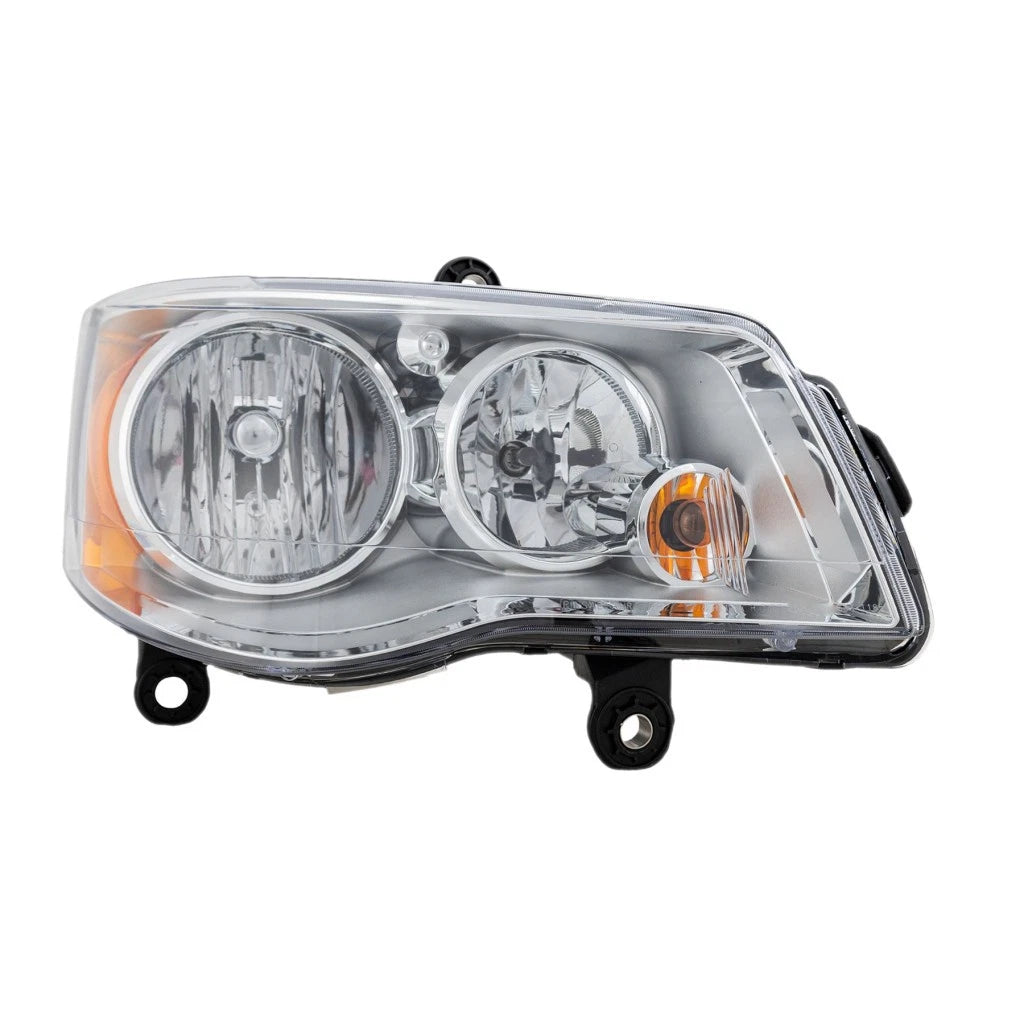 Passenger Side Headlight for Chrysler Town and Country (2008–2016) KLX-KSI-1386363-CLA1, CH2503192, Chrome Bezel
