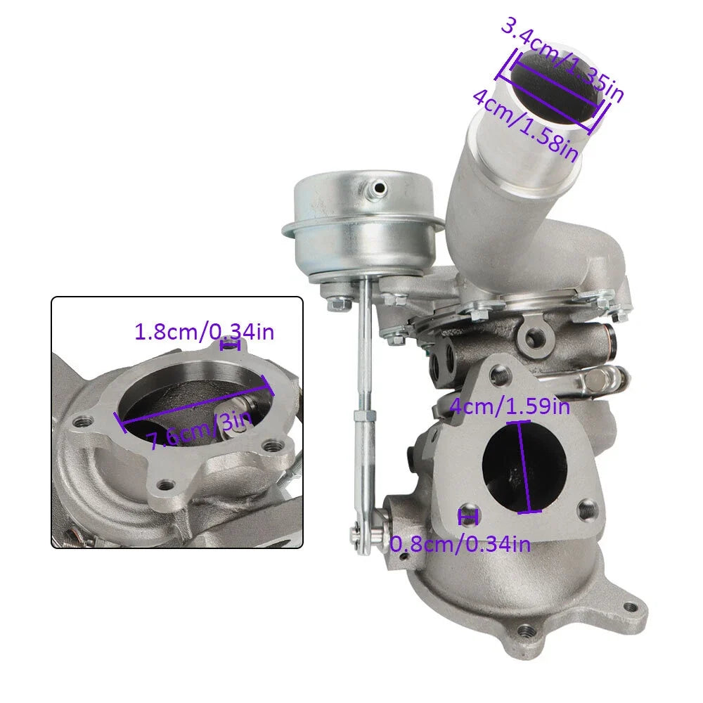 Set of 2 Turbochargers for Ford Explorer Flex MKT MKS 3.5L V6 (2010–2019)