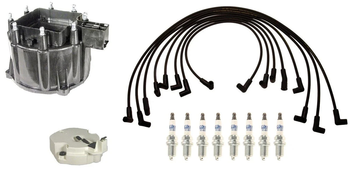 ACDelco Ignition Kit for Corvette 5.7 V8 (1997–2004) - Rotor, Cap, Wires, Plugs