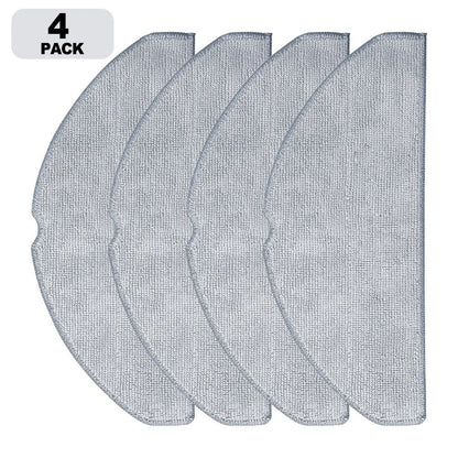 Set of 4 Microfiber Mop Cloths for Vyzzle D10 (Robotic Vacuum)