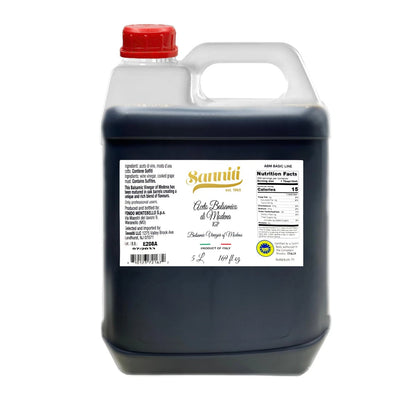 Sanniti Italian Aged Balsamic Vinegar of Modena IGP 169 Fl Oz (Pack 1)