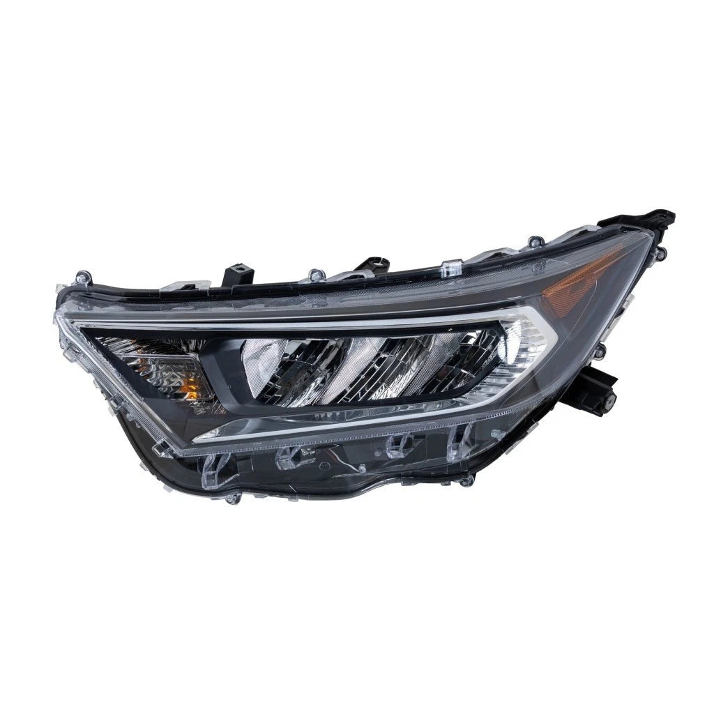 Headlight Driver Side for Toyota RAV4 (2019–2021) | LED | Chrome Bezel | CLX-M0-USA-RT10010074-CL360A70, TO2502275