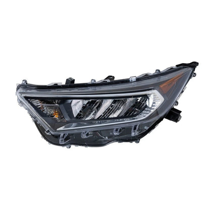 Headlight Driver Side for Toyota RAV4 (2019–2021) | LED | Chrome Bezel | CLX-M0-USA-RT10010074-CL360A70, TO2502275