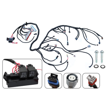 LS1-4L60E Wiring Harness for LS Swaps (1997–2006) Rubber, Metal, Plastic