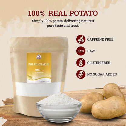 Potato Starch 32oz (2 lb) for Cooking and Baking (Pack of 1)