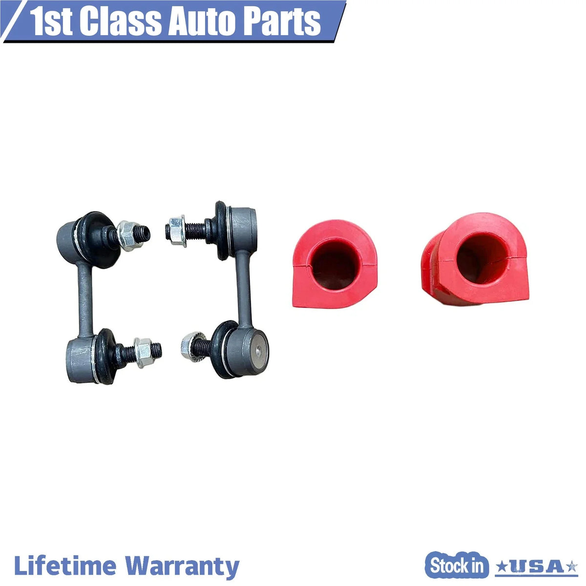 Set of 4 Sway Bar End Link Bushings for Honda Accord (1998–2002)