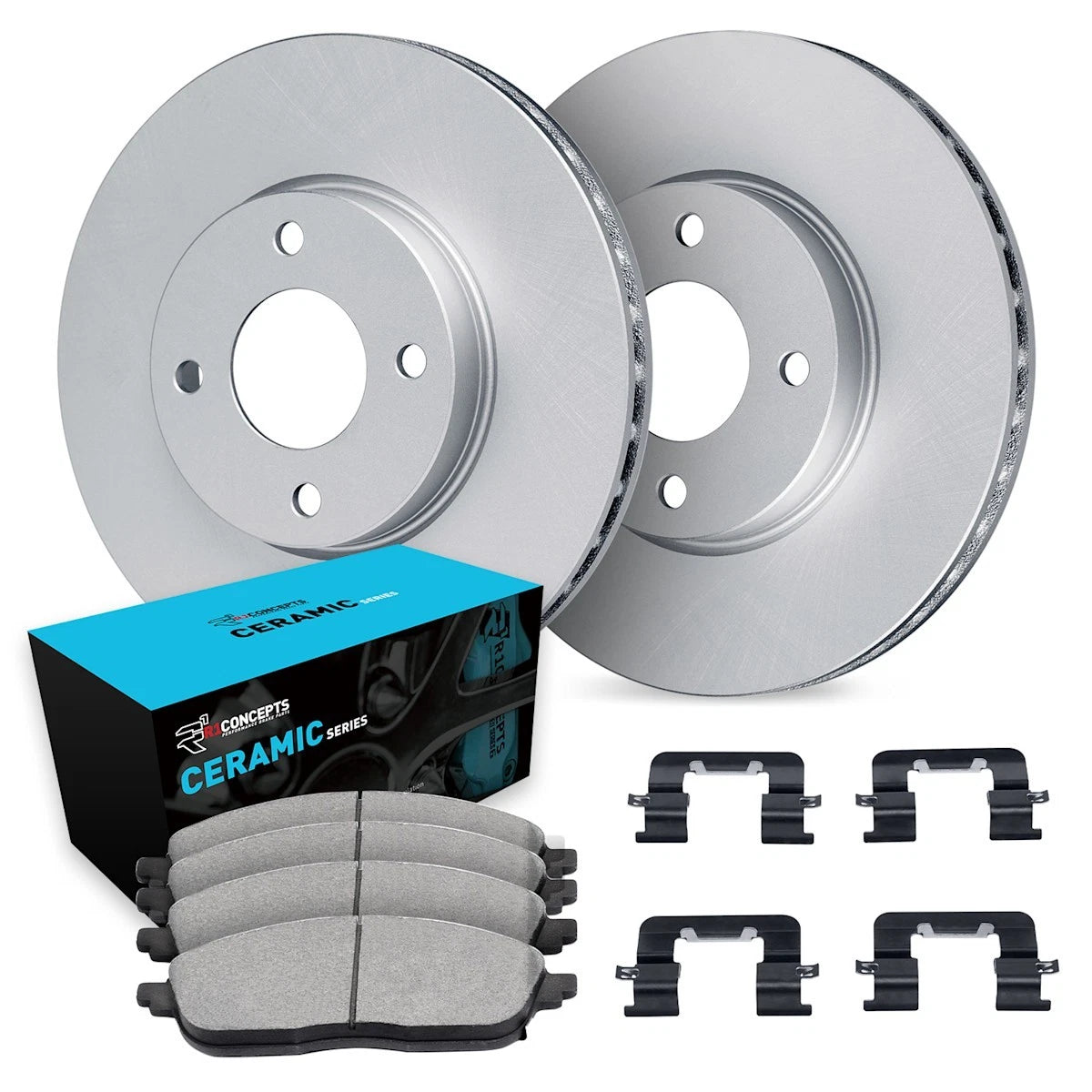 2X Brake Disc and Pad Kit for Smart Fortwo (2016–2018) WDWH1-63086