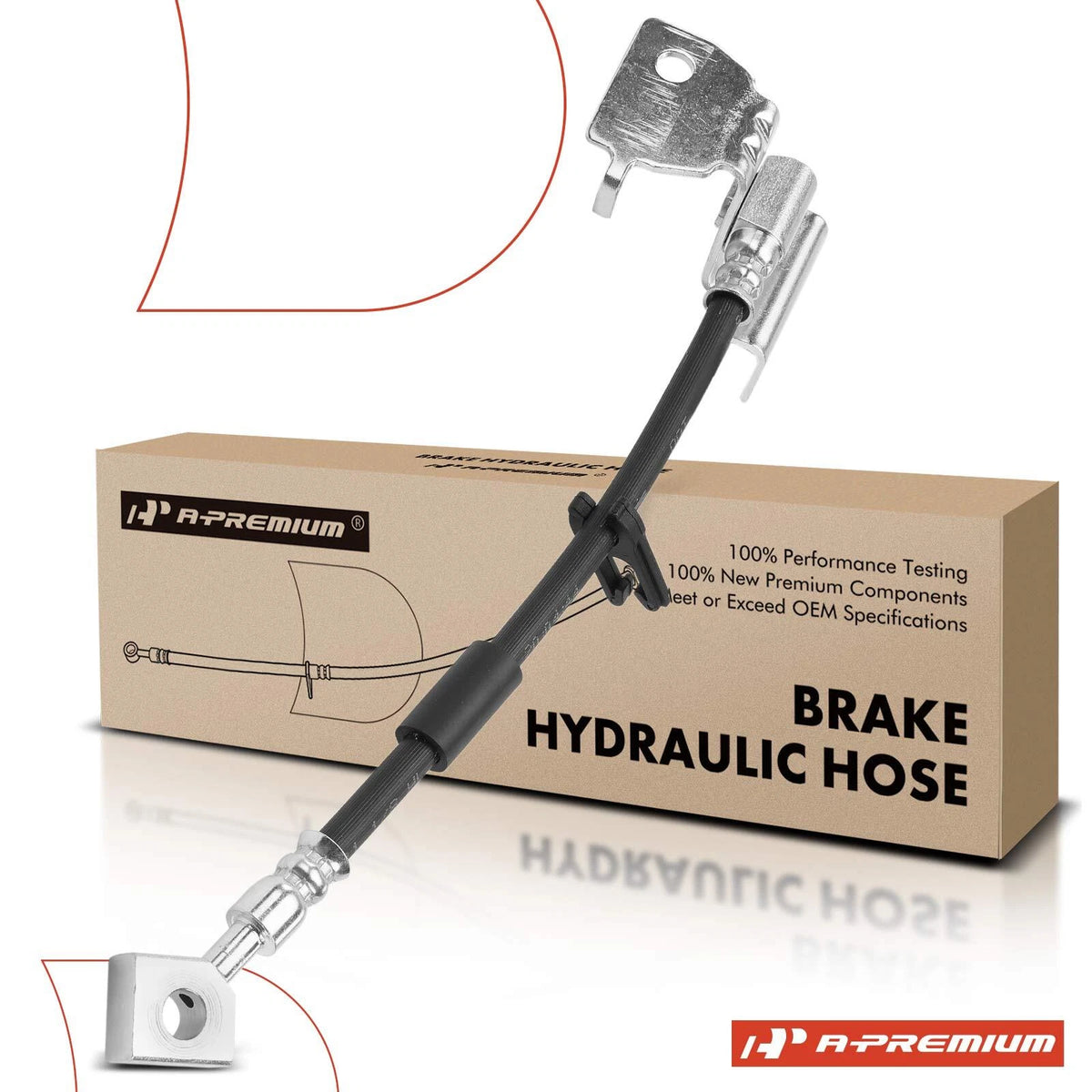Rear Right Brake Hydraulic Hose for Ford Mustang (2005–2013) 7R3Z2A442E, H620561