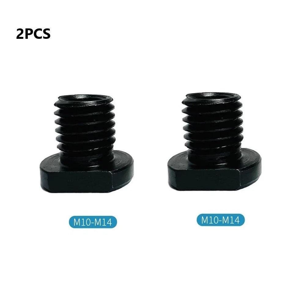 Angle Grinder Converter Set of 2 Black Steel Polishing Adapter Accessories