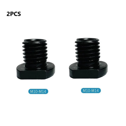 Angle Grinder Converter Set of 2 Black Steel Polishing Adapter Accessories