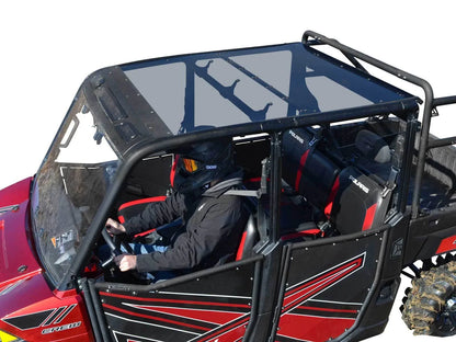 SuperATV Heavy Duty Tinted Roof for Polaris Ranger 1000 Diesel Crew (2015–2023)