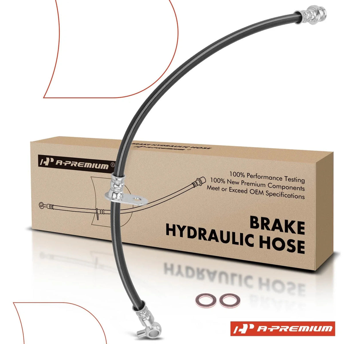 Rear Brake Hydraulic Hose for Ford Edge Lincoln MKX (2007–2010)