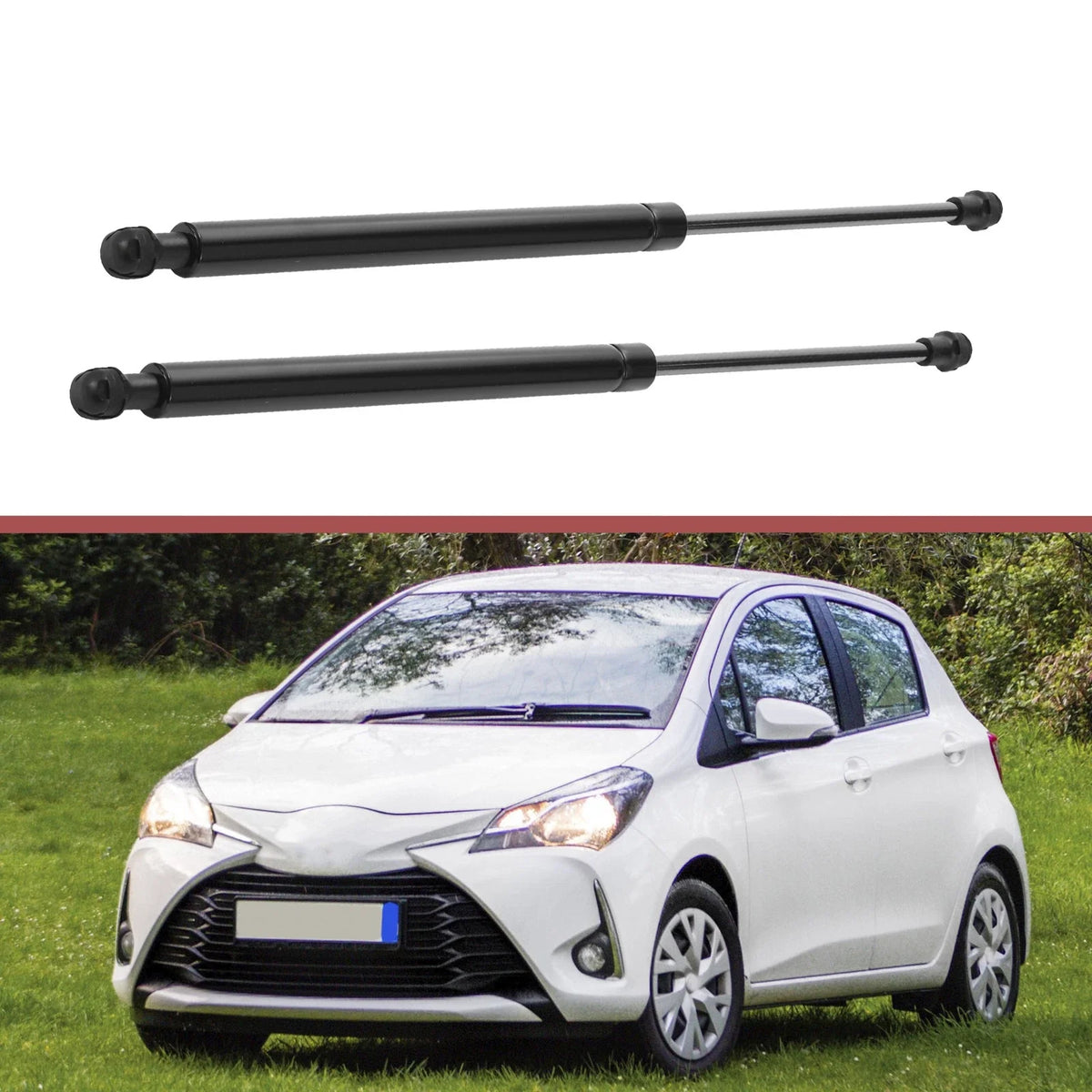 2X Rear Hatch Lift Supports for Toyota Yaris (2012–2017) - Gas Spring