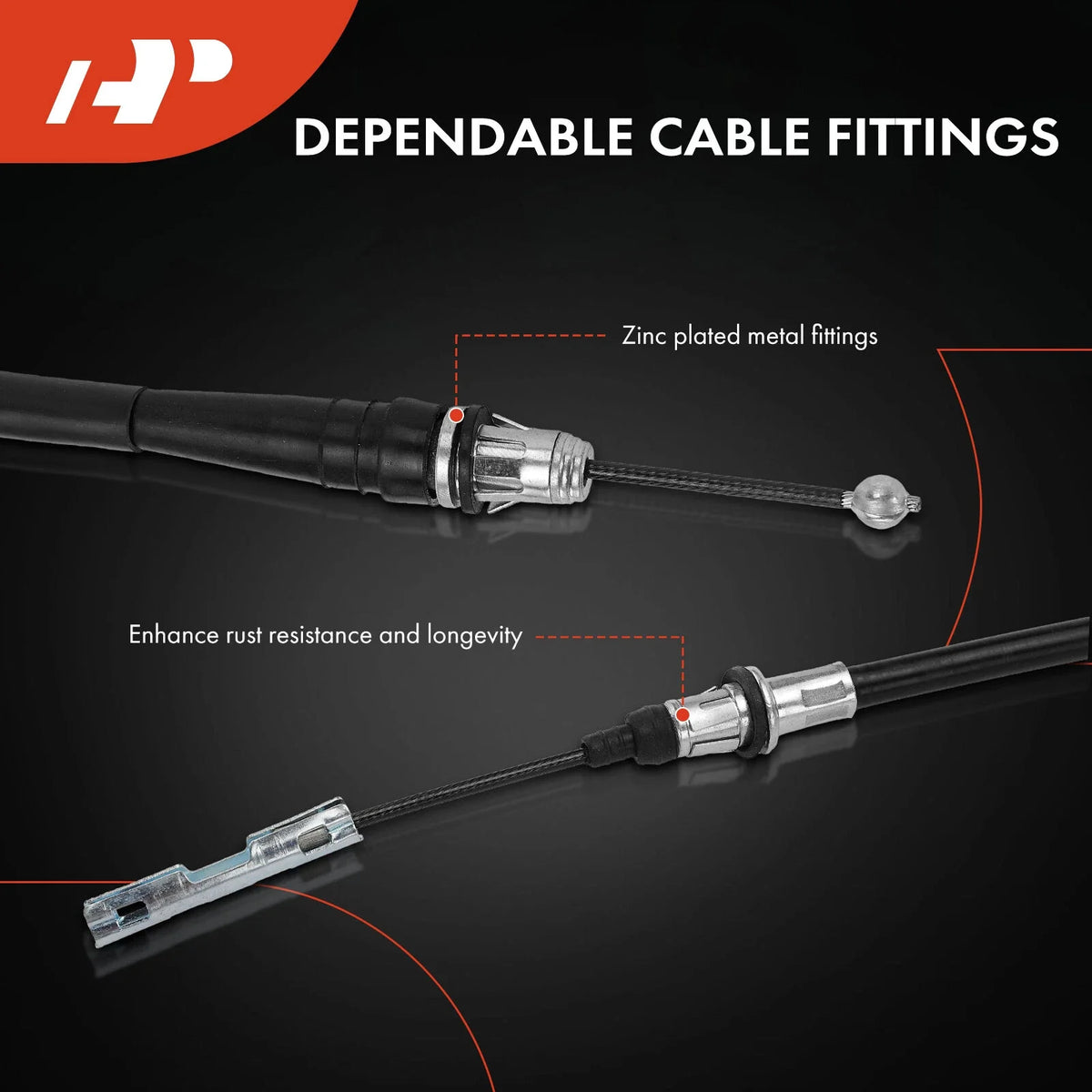 Rear Left Parking Brake Cable for Chevrolet Astro GMC Safari (1996–2002)