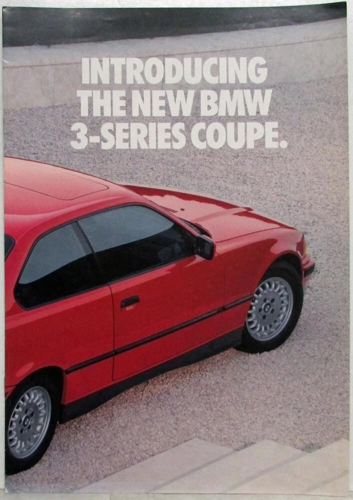 3-Series Coupe Sales Brochure for BMW (1992)