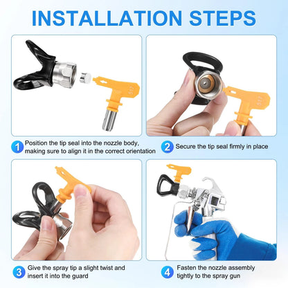 Set of 1 Airless Paint Sprayer Tips for