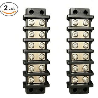 6 Gang Terminal Block 0113-10-3640-06 for Dinkle 10-18 AWG 35A 600V