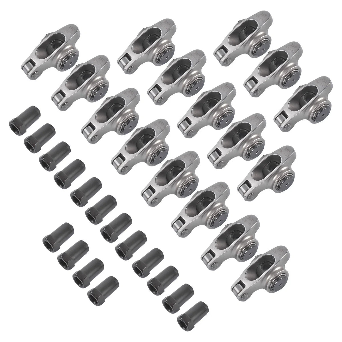 16x Roller Rocker Arm 1.5 Ratio 7/16 in for Small Block Chevy 350 (1969–1995)