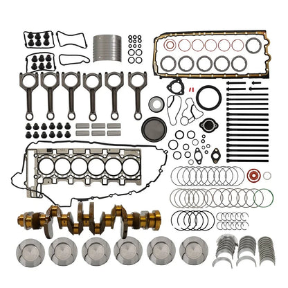 Engine Overhaul Rebuild Kit with Crankshaft for BMW X3/X4/X5/X6/335i (2009–2019)