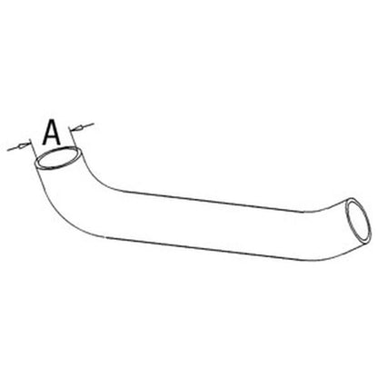 Top Radiator Hose for 504