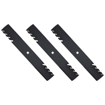 3-Pack Toothed Blades for Hustler Z & Super Z 60 XR7 Deck