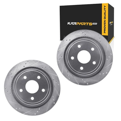 Drilled and Slotted Rotors for Ram 1500 Classic (2019–2024) ALX-PAU-DF-7002-40081-CLA3