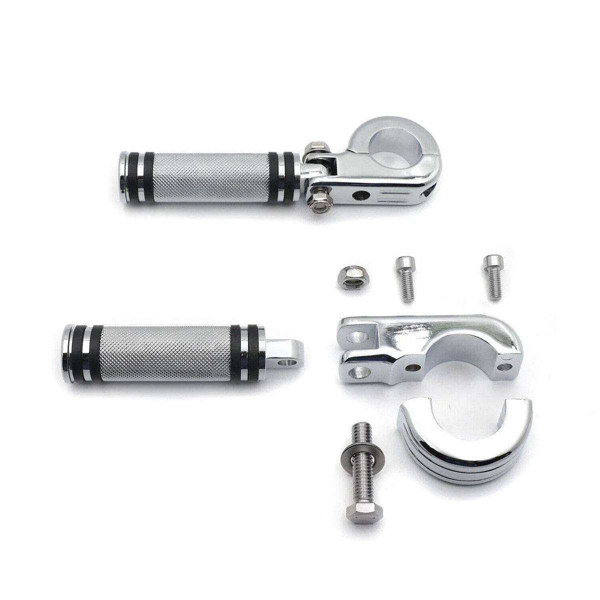 Foot Pegs for Honda GoldWing GL1800 GL1500, Harley Sportster (w/1.25" guard)