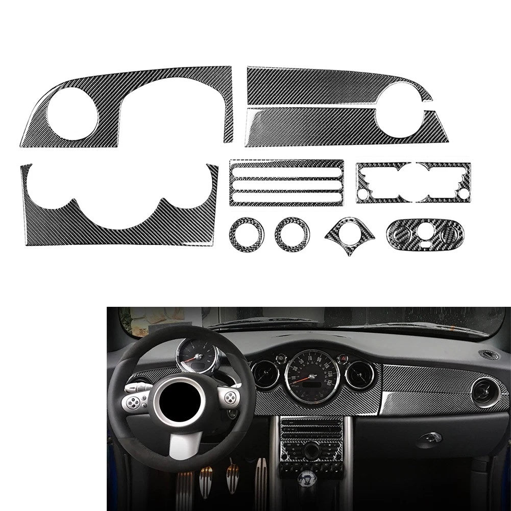 13Pcs Interior Trim Kit for BMW Mini Cooper R50 R53 (2005–2006)