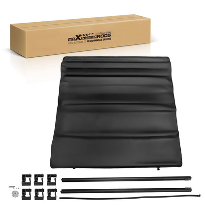 5.5FT Roll Up Tonneau Cover for Ford F-150 SuperCrew (2009–2026) W/LED Lamp