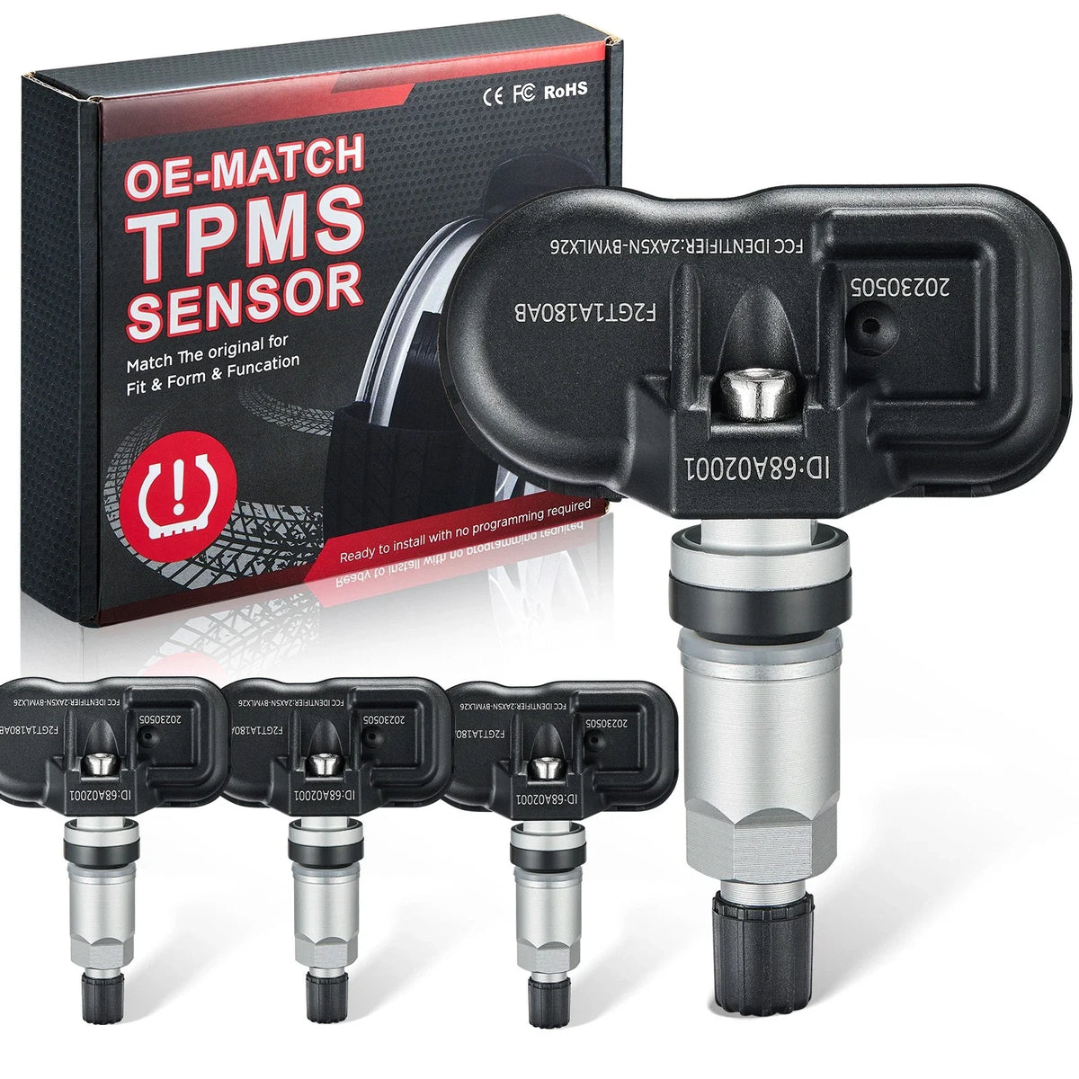 Set of 4 TPMS Tire Pressure Sensors for Ford Transit (2021–2023) F2GZ-1A189-A