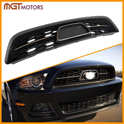 Chrome Grille Shell with Black Insert for Ford Mustang (2010–2012) 102162, AR3Z8200AD, FO1200527