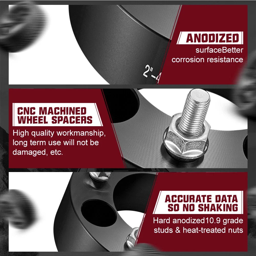 4PCS 2" Wheel Spacers for Honda Rancher Recon 250 Yamaha Kawasaki (2010–2026)